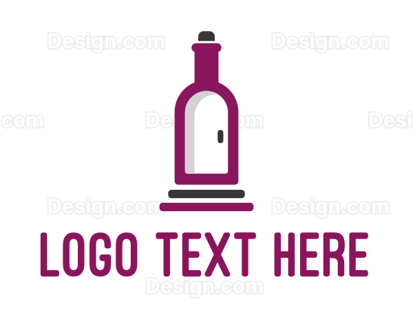 Wine Bottle Cellar Door Logo