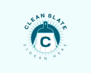 Squilgee Clean Housekeeper logo design