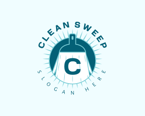 Squilgee Clean Housekeeper logo design