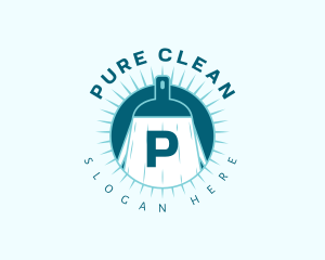 Squilgee Clean Housekeeper logo design