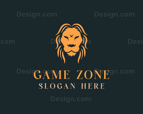 Jungle Wild Lion Logo