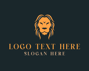 Jungle Wild Lion logo