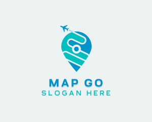 Travel Agency GPS Pin  logo