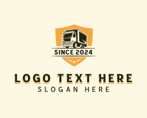 Logistics Delivery Truck logo