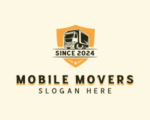 Logistics Delivery Truck logo design