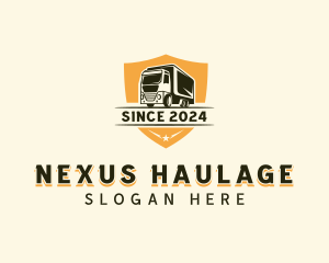 Logistics Delivery Truck logo design