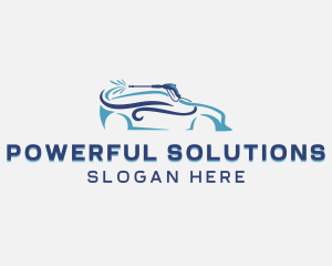 Pressure Washer Car Wash logo design