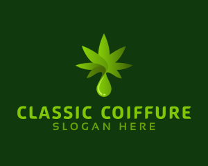 Cannabis Hemp Oil logo design