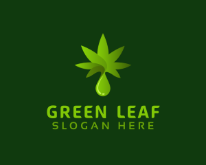 Cannabis Hemp Oil logo design