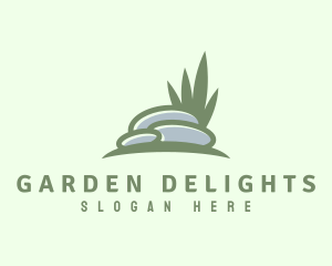 Garden Lawn Grass  logo design