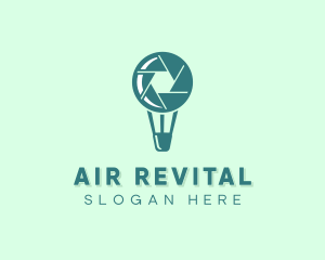 Hot Air Balloon Camera logo design