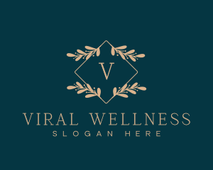 Floral Beauty Wellness logo design