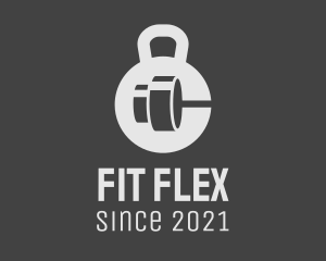 Fitness Gym Dumbbell logo