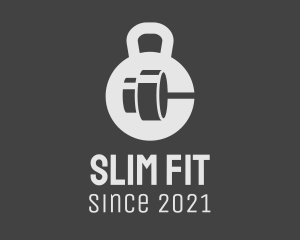 Fitness Gym Dumbbell logo design