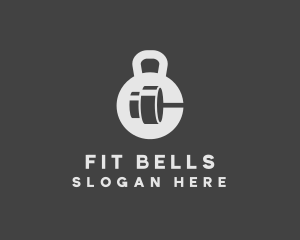 Fitness Gym Dumbbell logo design