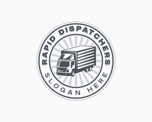 Delivery Dispatch Truck logo design