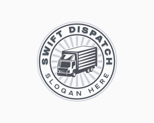 Delivery Dispatch Truck logo