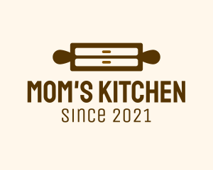 Rolling Pin Kitchen Cabinet logo design