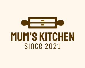 Rolling Pin Kitchen Cabinet logo design