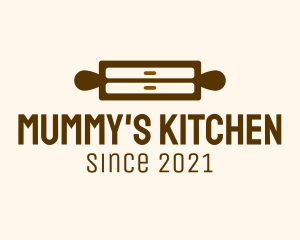 Rolling Pin Kitchen Cabinet logo design