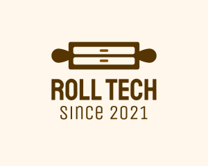 Rolling Pin Kitchen Cabinet logo design