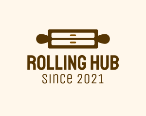 Rolling Pin Kitchen Cabinet logo design