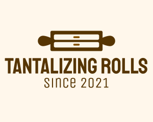 Rolling Pin Kitchen Cabinet logo design