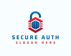 Lock Protection Security logo design