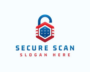 Lock Protection Security logo design