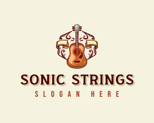 Guitar Music Instrument logo