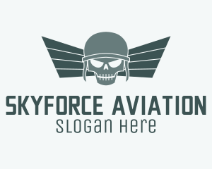 Wing Skull Airforce logo