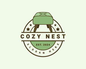 Cozy Ottoman Chair logo design