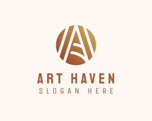 Modern Elegant Letter A logo