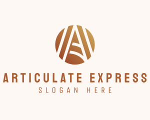 Modern Elegant Letter A logo design