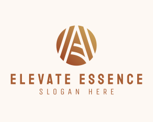 Modern Elegant Letter A logo design