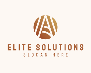 Modern Elegant Letter A logo design