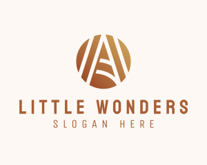 Modern Elegant Letter A logo design