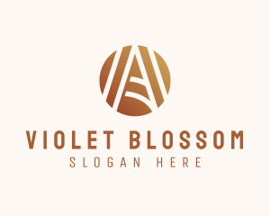 Modern Elegant Letter A logo design