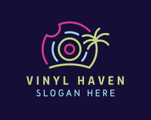 Tropical Vinyl Disc logo