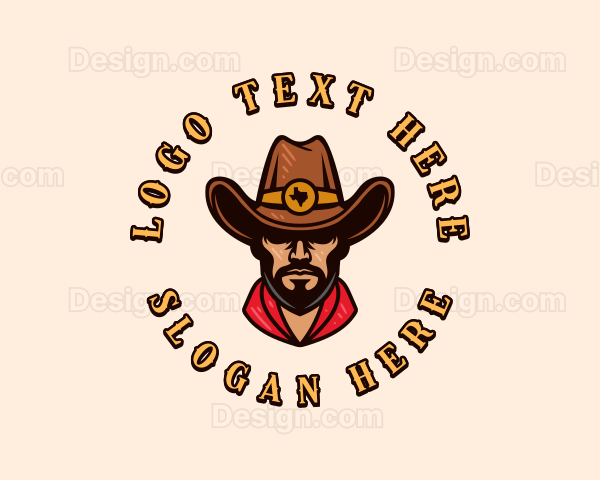 Texas Cowboy Hat Logo