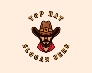 Texas Cowboy Hat logo design