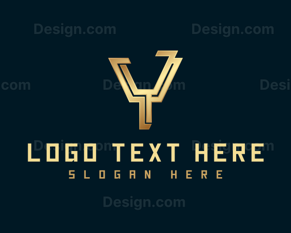 Cyber Tech Letter Y Logo