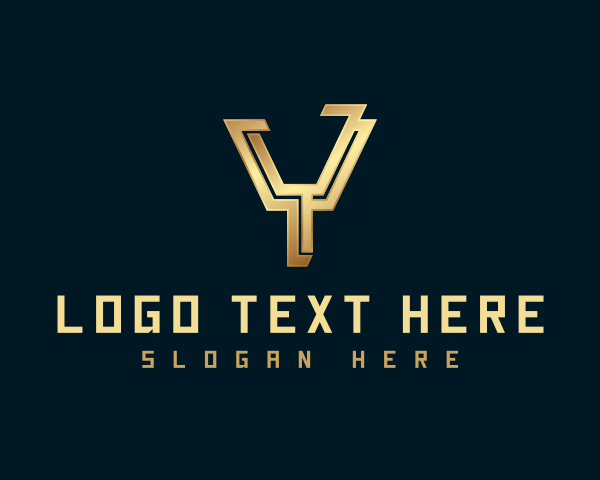 Cyber Tech Letter Y logo