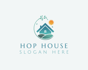 House Yard Landscaping logo design