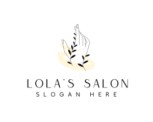 Hand Nails Salon logo design