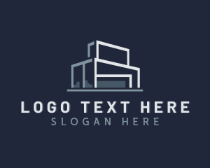 Architectural Warehouse Facility Logo