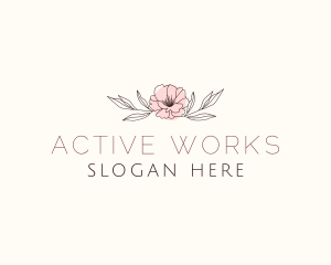 Flower Beauty Beauty  logo design