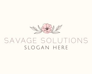 Flower Beauty Beauty  logo design