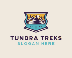 Mountain Hiking Adventure logo design