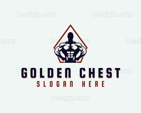 Fitness Muscular Trainer Logo